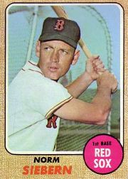1968 Topps Baseball Cards      537     Norm Siebern